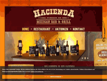 Tablet Screenshot of hacienda-hof.de